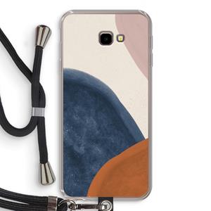 CaseCompany Geo #1: Samsung Galaxy J4 Plus Transparant Hoesje met koord