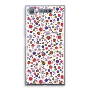 CaseCompany Planets Space: Sony Xperia XZ1 Transparant Hoesje