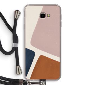 CaseCompany Geo #2: Samsung Galaxy J4 Plus Transparant Hoesje met koord