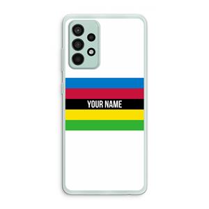 CaseCompany WK Wielrennen: Samsung Galaxy A52s 5G Transparant Hoesje
