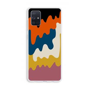 CaseCompany Baar A: Galaxy A71 Transparant Hoesje