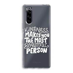 CaseCompany The prettiest: Sony Xperia 5 Transparant Hoesje
