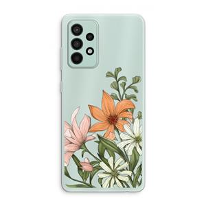 CaseCompany Floral bouquet: Samsung Galaxy A52s 5G Transparant Hoesje