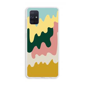 CaseCompany Baar B: Galaxy A71 Transparant Hoesje