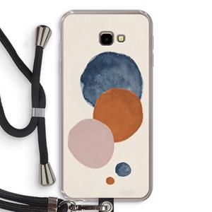 CaseCompany Geo #4: Samsung Galaxy J4 Plus Transparant Hoesje met koord