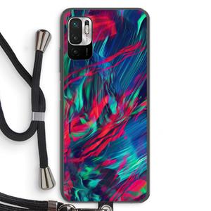 CaseCompany Pilgrims Of The Sea: Xiaomi Redmi Note 10 5G Transparant Hoesje met koord