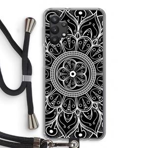 CaseCompany Roses Are Red: Samsung Galaxy A32 5G Transparant Hoesje met koord