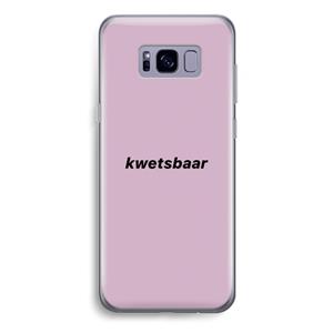 CaseCompany kwetsbaar: Samsung Galaxy S8 Plus Transparant Hoesje