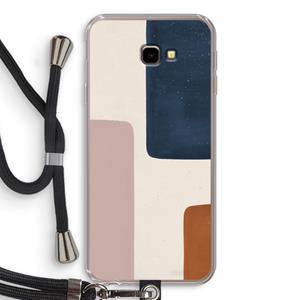 CaseCompany Geo #5: Samsung Galaxy J4 Plus Transparant Hoesje met koord