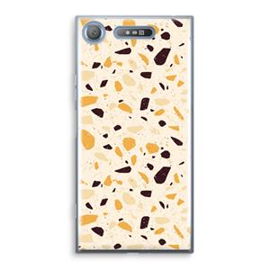 CaseCompany Terrazzo N°13: Sony Xperia XZ1 Transparant Hoesje