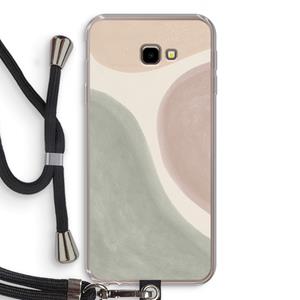CaseCompany Geo #6: Samsung Galaxy J4 Plus Transparant Hoesje met koord