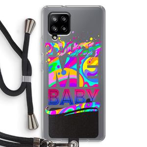 CaseCompany Touch Me: Samsung Galaxy A42 5G Transparant Hoesje met koord