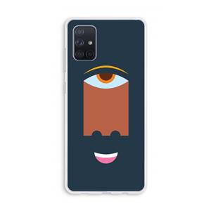 CaseCompany Mono M: Galaxy A71 Transparant Hoesje