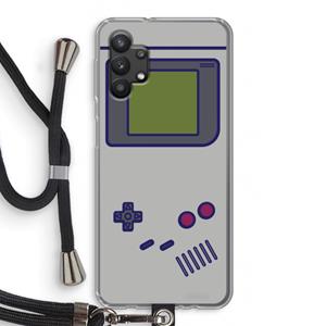 CaseCompany Game On: Samsung Galaxy A32 5G Transparant Hoesje met koord