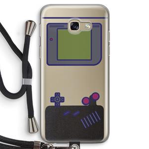CaseCompany Game On: Samsung Galaxy A5 (2017) Transparant Hoesje met koord