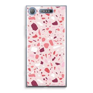 CaseCompany Terrazzo N°15: Sony Xperia XZ1 Transparant Hoesje