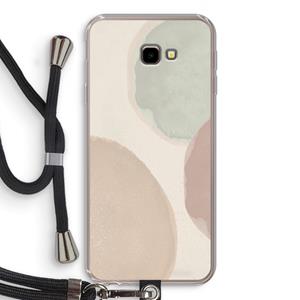 CaseCompany Geo #8: Samsung Galaxy J4 Plus Transparant Hoesje met koord