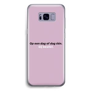 CaseCompany gij beslist: Samsung Galaxy S8 Plus Transparant Hoesje