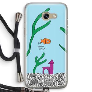 CaseCompany Aquarium: Samsung Galaxy A5 (2017) Transparant Hoesje met koord