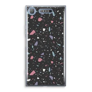 CaseCompany Terrazzo N°16: Sony Xperia XZ1 Transparant Hoesje
