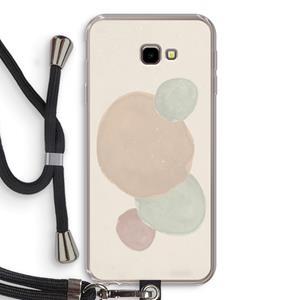 CaseCompany Geo #9: Samsung Galaxy J4 Plus Transparant Hoesje met koord