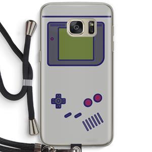 CaseCompany Game On: Samsung Galaxy S7 Transparant Hoesje met koord