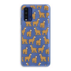 CaseCompany Alpacas: Xiaomi Redmi 9T Transparant Hoesje