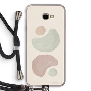 CaseCompany Geo #10: Samsung Galaxy J4 Plus Transparant Hoesje met koord