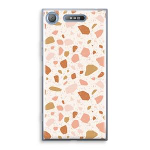 CaseCompany Terrazzo N°18: Sony Xperia XZ1 Transparant Hoesje
