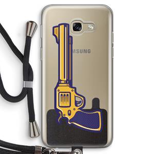 CaseCompany Pew Pew Pew: Samsung Galaxy A5 (2017) Transparant Hoesje met koord
