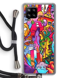CaseCompany Dreams: Samsung Galaxy A42 5G Transparant Hoesje met koord
