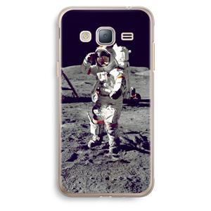 CaseCompany Spaceman: Samsung Galaxy J3 (2016) Transparant Hoesje