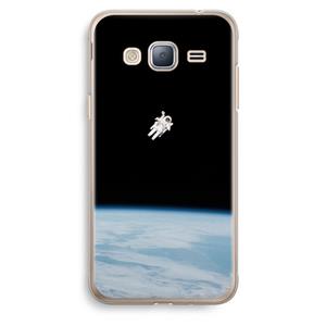 CaseCompany Alone in Space: Samsung Galaxy J3 (2016) Transparant Hoesje