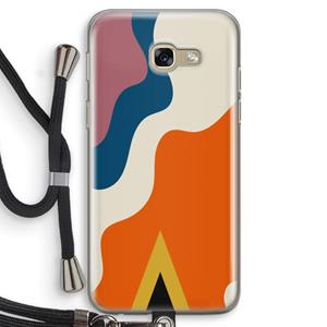 CaseCompany Noor A: Samsung Galaxy A5 (2017) Transparant Hoesje met koord
