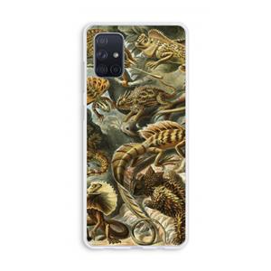 CaseCompany Haeckel Lacertilia: Galaxy A71 Transparant Hoesje