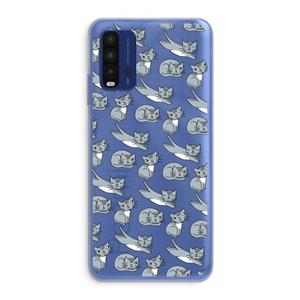 CaseCompany Poezen: Xiaomi Redmi 9T Transparant Hoesje