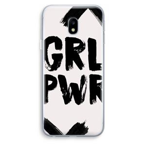 CaseCompany Girl Power #2: Samsung Galaxy J3 (2017) Transparant Hoesje