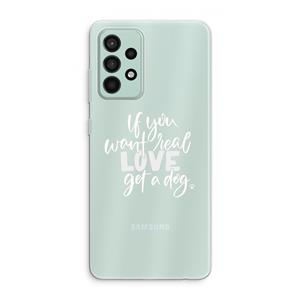 CaseCompany Partner in crime: Samsung Galaxy A52s 5G Transparant Hoesje
