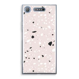 CaseCompany Terrazzo N°20: Sony Xperia XZ1 Transparant Hoesje