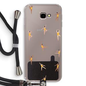 CaseCompany Dans #2: Samsung Galaxy J4 Plus Transparant Hoesje met koord