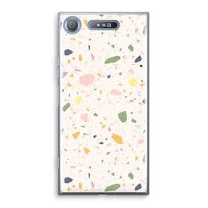 CaseCompany Terrazzo N°21: Sony Xperia XZ1 Transparant Hoesje