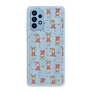 CaseCompany Gymboys: Samsung Galaxy A52 Transparant Hoesje