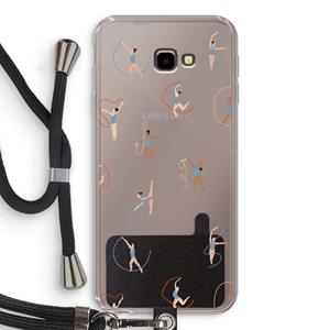 CaseCompany Dancing #3: Samsung Galaxy J4 Plus Transparant Hoesje met koord