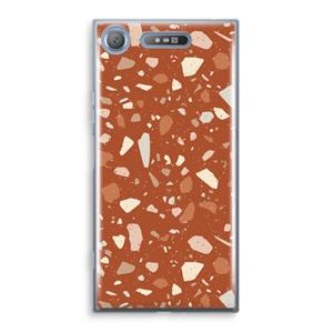 CaseCompany Terrazzo N°22: Sony Xperia XZ1 Transparant Hoesje