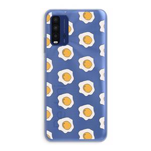 CaseCompany Bacon to my eggs #1: Xiaomi Redmi 9T Transparant Hoesje