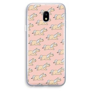 CaseCompany Ponys: Samsung Galaxy J3 (2017) Transparant Hoesje