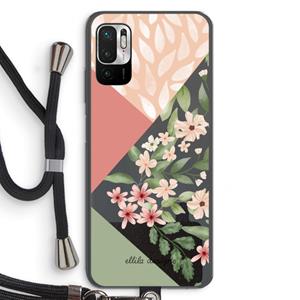 CaseCompany Sweet heaven geometrics: Xiaomi Redmi Note 10 5G Transparant Hoesje met koord