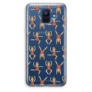 CaseCompany Gymboys: Samsung Galaxy A6 (2018) Transparant Hoesje