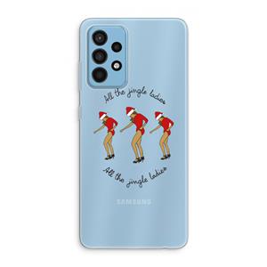 CaseCompany Jingle Ladies: Samsung Galaxy A52 Transparant Hoesje