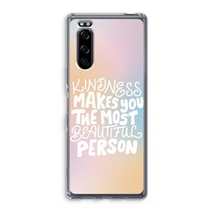 CaseCompany The prettiest: Sony Xperia 5 Transparant Hoesje